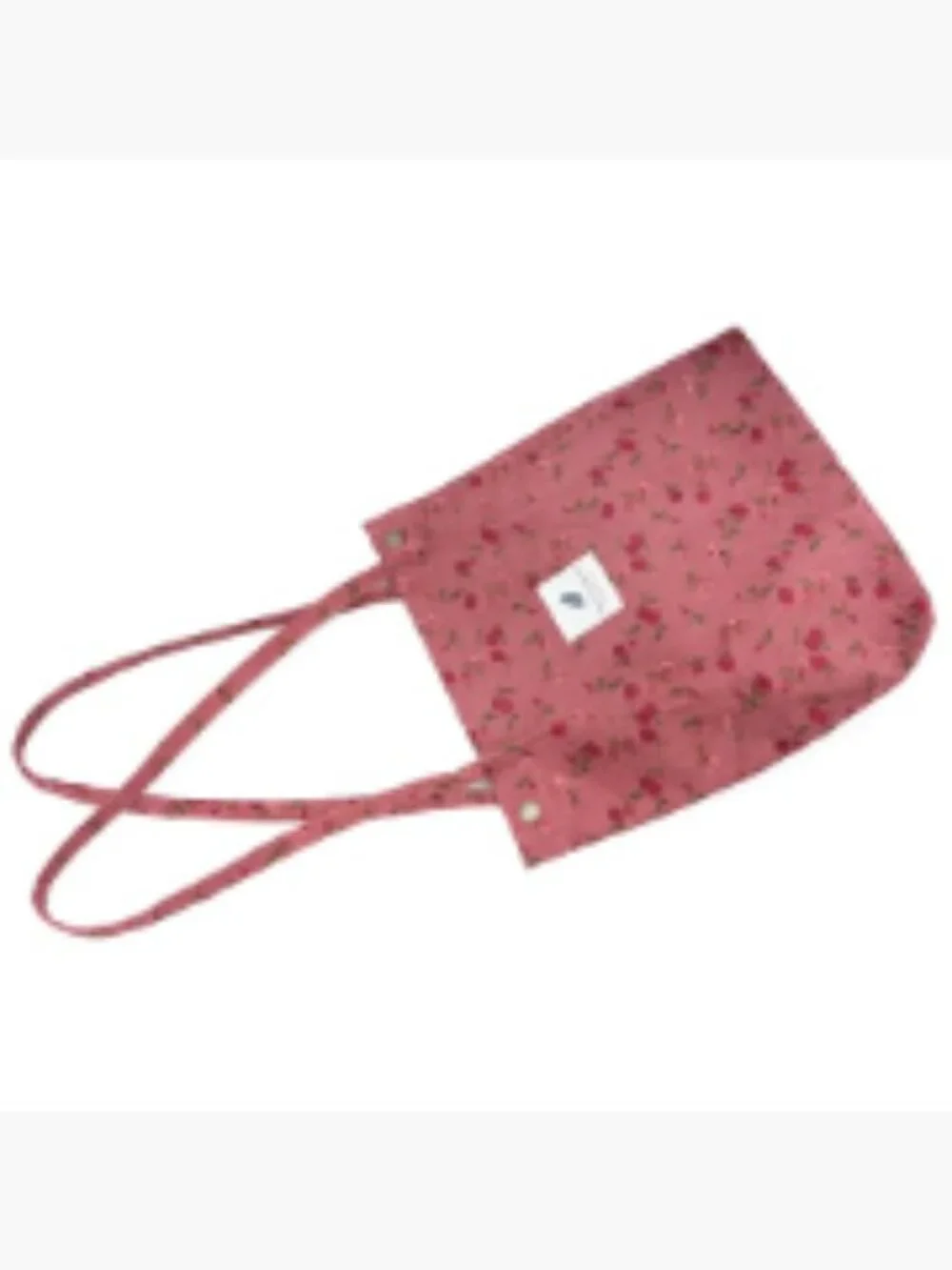 Corduroy Tote Bag Canvas Shoulder Handbags for Women Travel Shopping